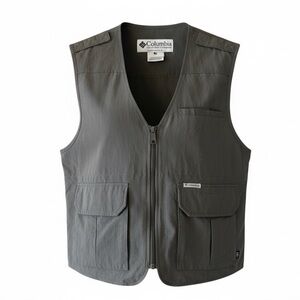 Columbia GRT Khaki Outdoor Vest Unisex Size Small NWOT Minimalist Scandi Girl